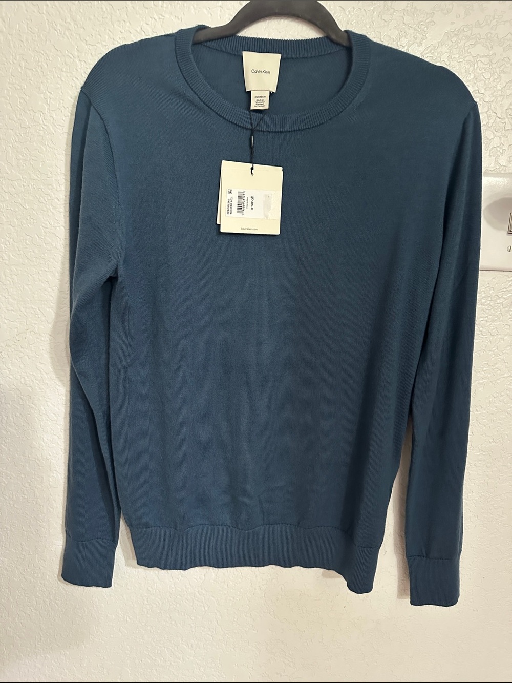 Calvin Klein Teal Crewneck Sweater